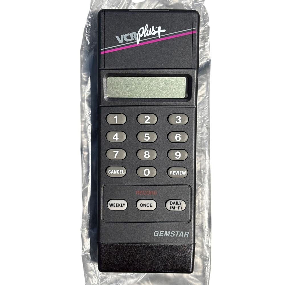 Vintage Gemstar VCR Plus Universal Remote VIP-18 (1990)